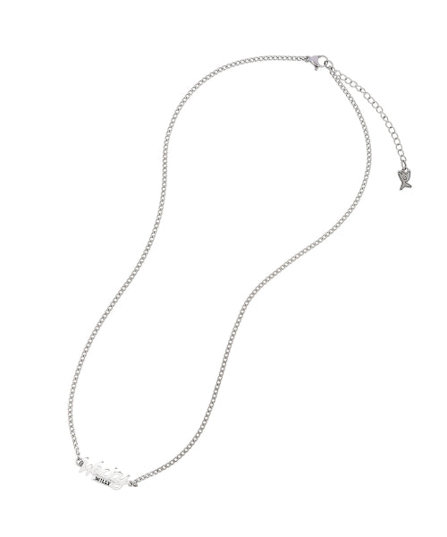 Handwriting necklace silver