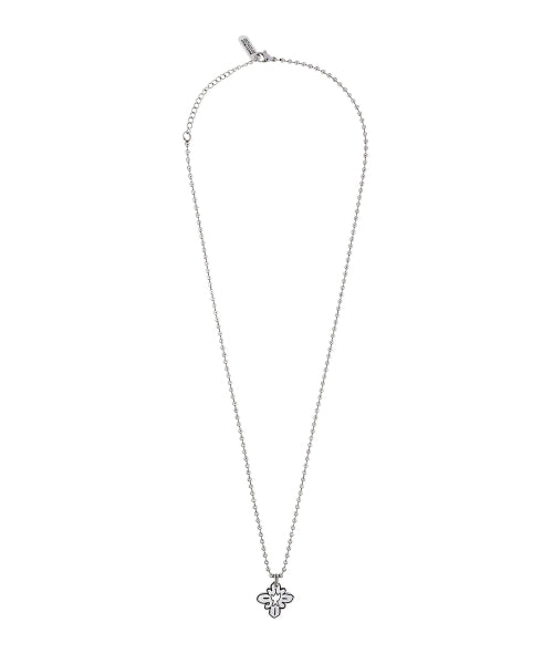 drawing necklace silver