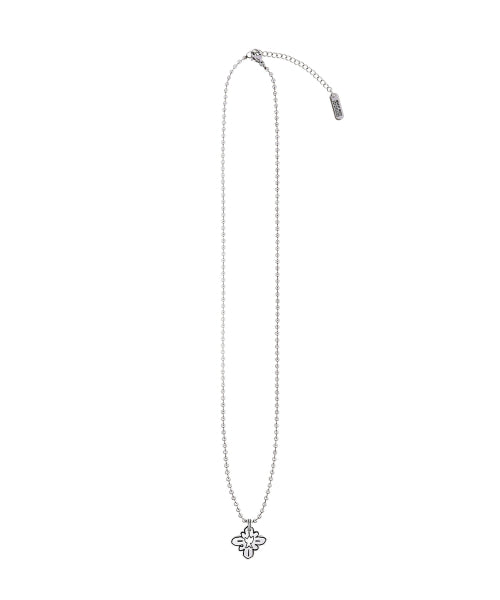 drawing necklace silver