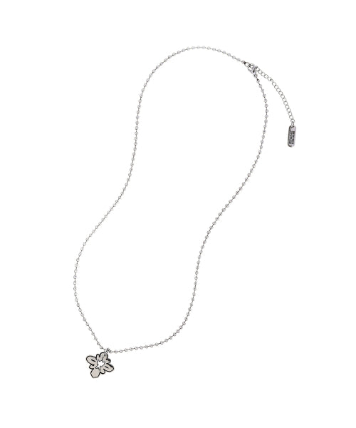 drawing necklace silver