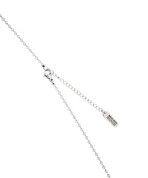 drawing necklace silver
