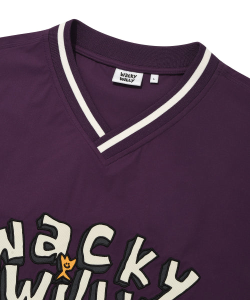 typo Hwaseom Long Sleeve T-Shirt Purple