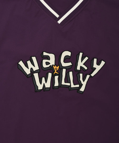 typo Hwaseom Long Sleeve T-Shirt Purple