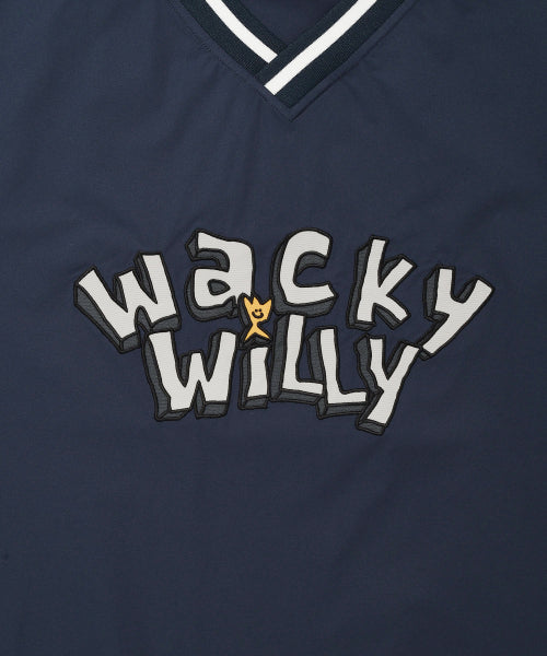 typo Hwaseom Long Sleeve T-Shirt Navy