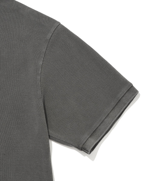 Pigment Dining Collar T-Shirt Charcoal