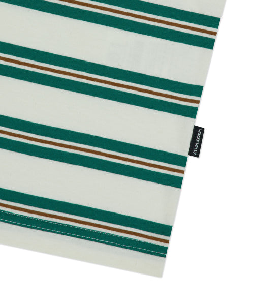 Multi Stripe Short Sleeve T-Shirt Green