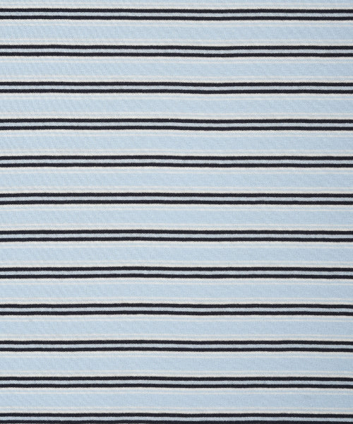 Kiki Wappen Coloring Stripe Short Sleeve T-Shirt Blue