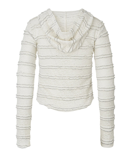 Katerina Lace Zip-Up [IVORY]