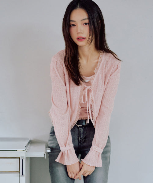 Dorothy Cardigan Set [PINK]