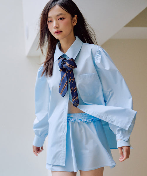 Giselle Skirt Pants [BLUE]