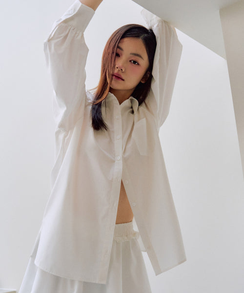 Giselle Puff Shirt [WHITE]