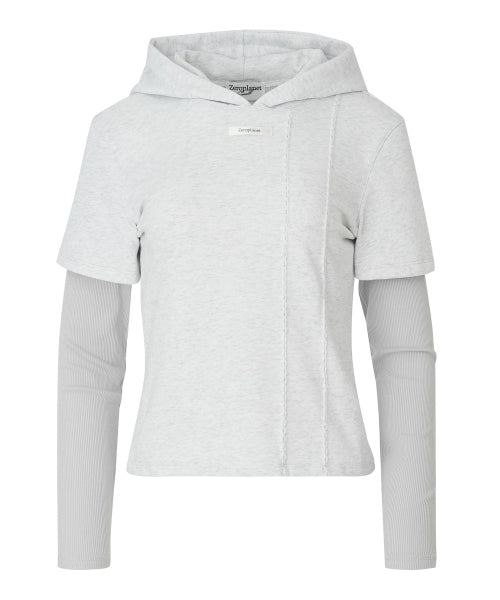 Erica Layered Hood [MELANGE]