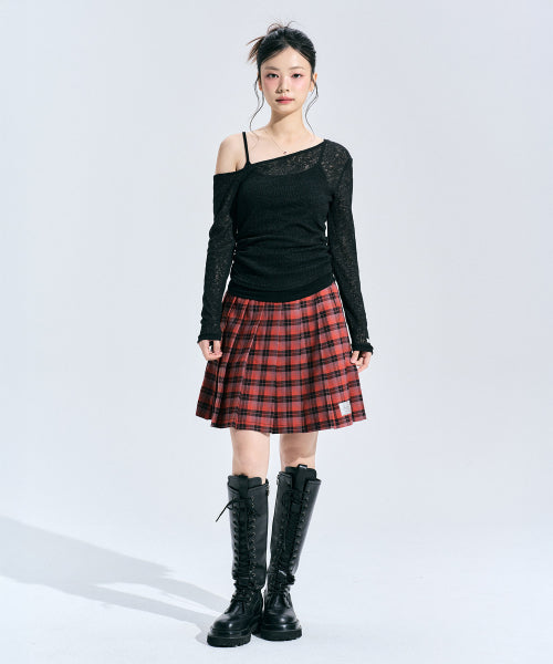 Sherry Layered Knit [BLACK]