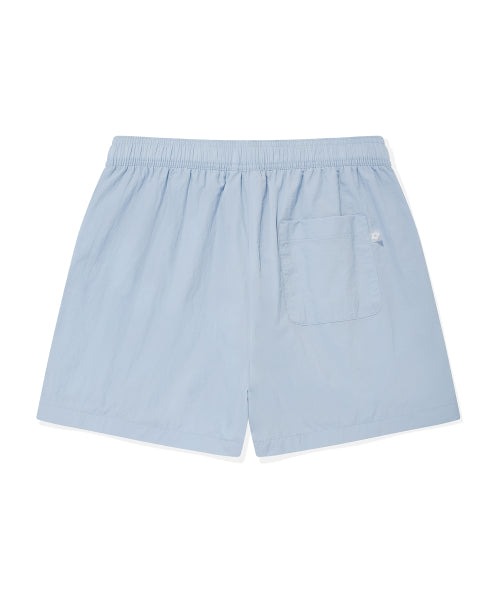 Women's Nylon Banding Shorts Sky Blue