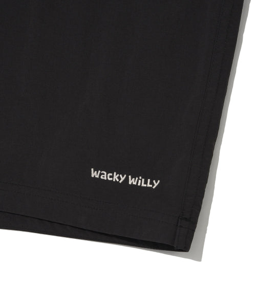 Nylon Easy Short Pants Black