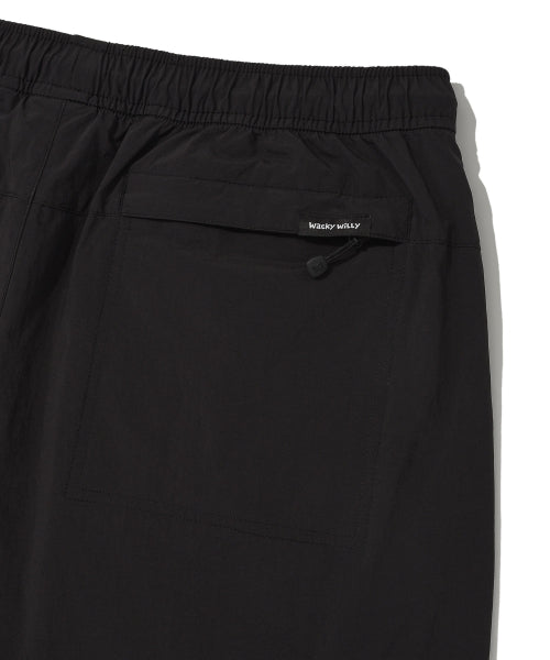 Nylon Easy Short Pants Black