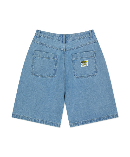 Bermuda denim shorts sky blue