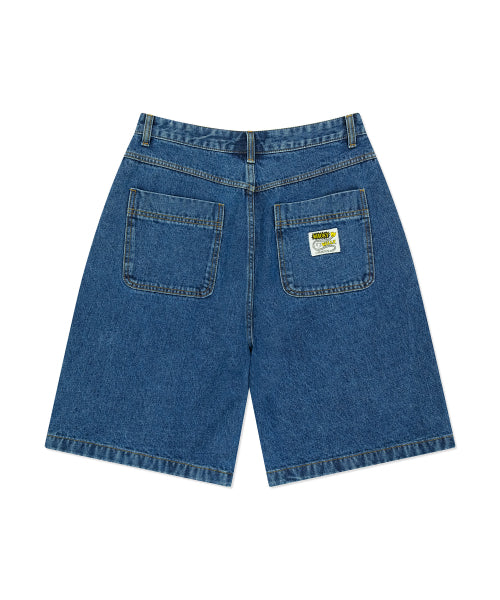 Bermuda denim shorts. Indigo