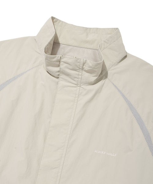 Half Sleeve Anorak Jumper Khaki