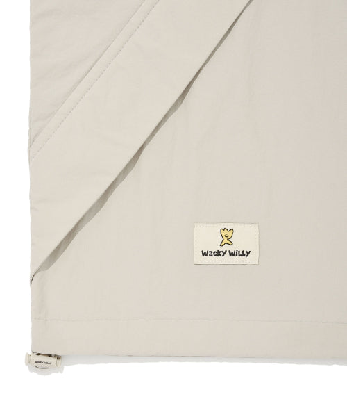 Half Sleeve Anorak Jumper Khaki