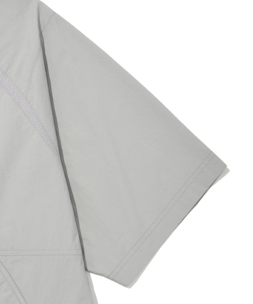 Half Sleeve Anorak Jumper Gray