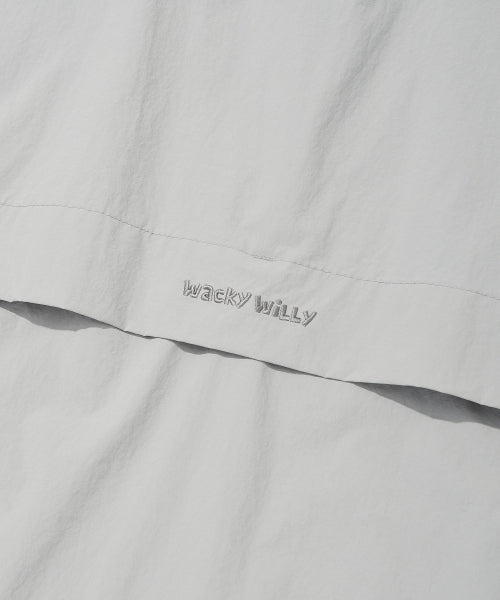 Half Sleeve Anorak Jumper Gray