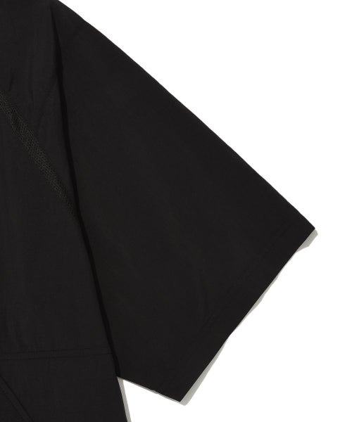 Half Sleeve Anorak Jumper Black