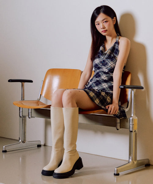Ivy Cowl Neck Sleeveless [NAVY]