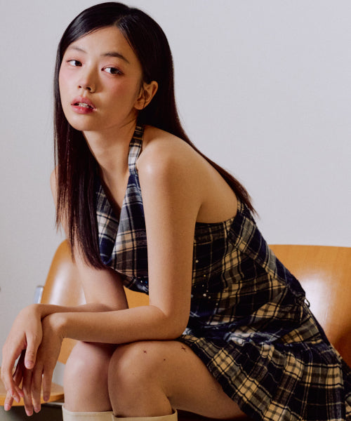 Ivy Cowl Neck Sleeveless [NAVY]