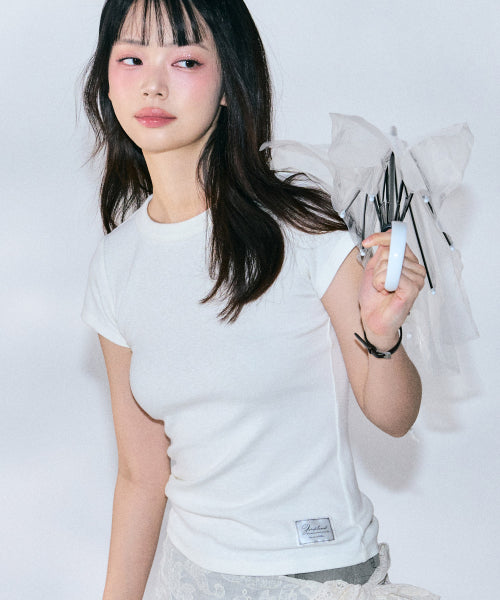 Sarah Classic T-Shirt [IVORY]