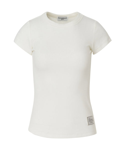 Sarah Classic T-Shirt [IVORY]
