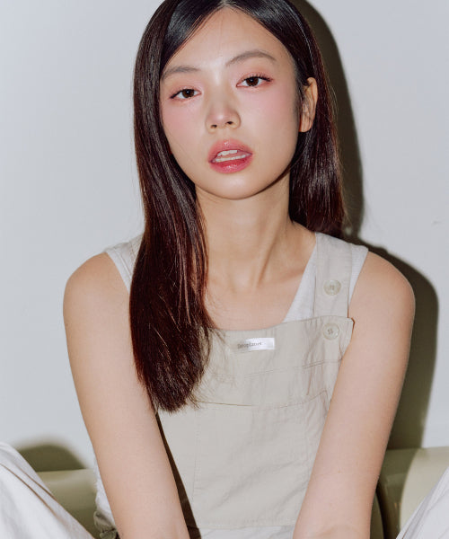 Megan Nylon Overall Pants [BEIGE]