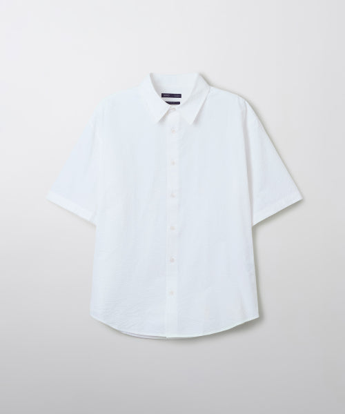 Sour Cirker Stripe Oversized Fit Short-Sleeved Shirt_SPYSF37M14