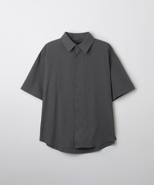 Sour Cirker Stripe Oversized Fit Short-Sleeved Shirt_SPYSF37M14