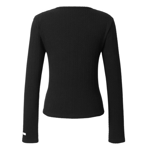 Jacquard Cardigan (black)