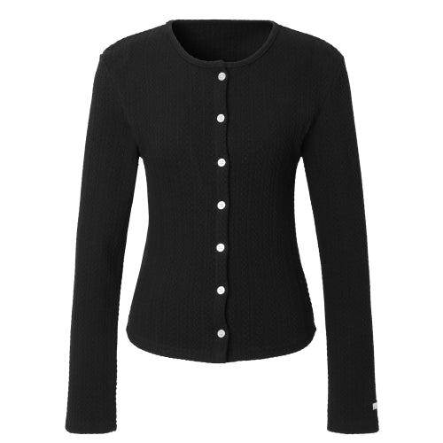 Jacquard Cardigan (black)