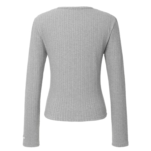 Jacquard Cardigan (gray)