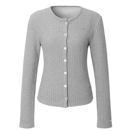 Jacquard Cardigan (gray)
