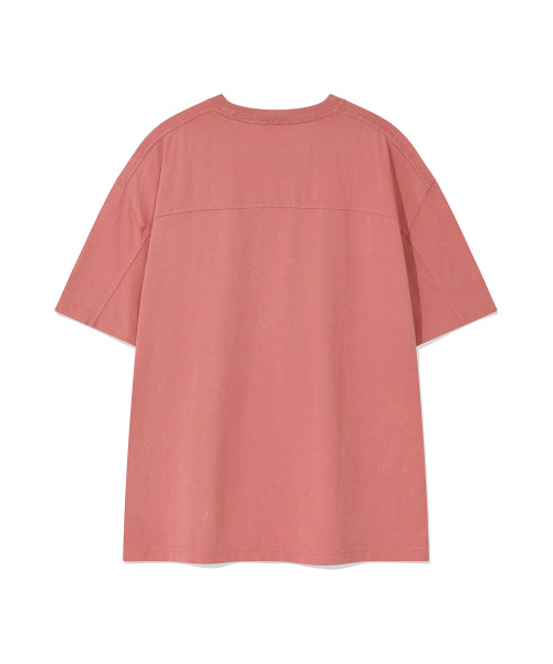 Pigment Dining Short-Sleeved T-Shirt Pink