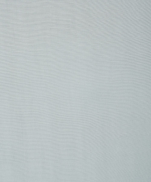 Linen Blended Oversized Fit Short-Sleeved Shirt Sky Blue