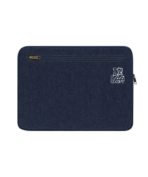 [Waki Willi x Lee] Laptop pouch indigo