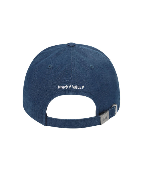 [Waki Willi x Lee] Denim graphic ball cap indigo
