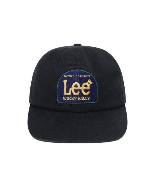 [Waki willi x Lee] Wappen ball cap black