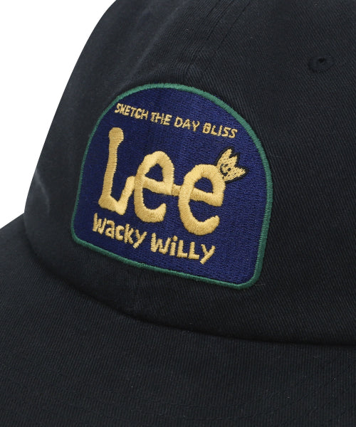 [Waki willi x Lee] Wappen ball cap black