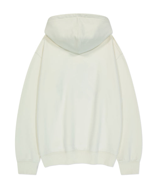 [Waki willi x Lee] Graphic hoodi cream