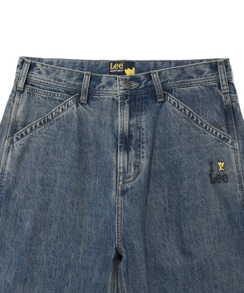[Waki willi x Lee] Denim pants are indigo