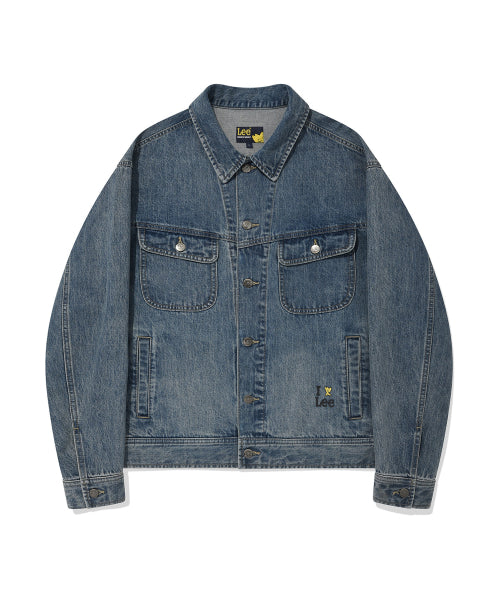 [Waki willi x Lee] Graphic denim jacket indigo