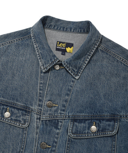[Waki willi x Lee] Graphic denim jacket indigo