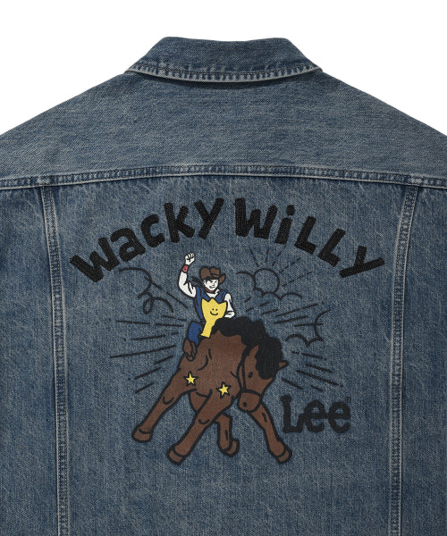 [Waki willi x Lee] Graphic denim jacket indigo