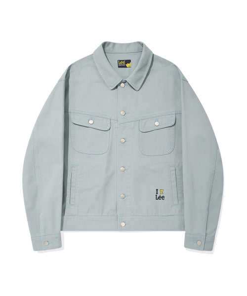 [Waki willi x Lee] Graphic denim jacket mint